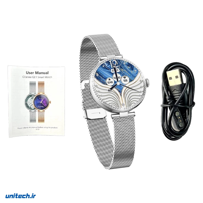 ساعت هوشمند 41 میلی‌متری گلوریمی مدل GL1 2